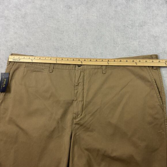 Polo Ralph Lauren Shorts Mens 50B Tan Chino Classic Fit Preppy NEW - Picture 6 of 14